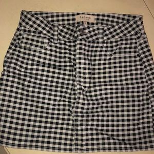 PACSUN CHECKERED SKIRT